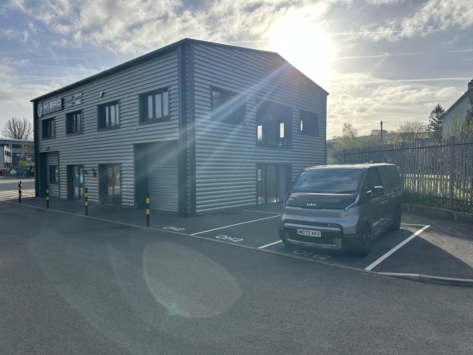 The MoorArt building at Lornhaven Business Park during the refit